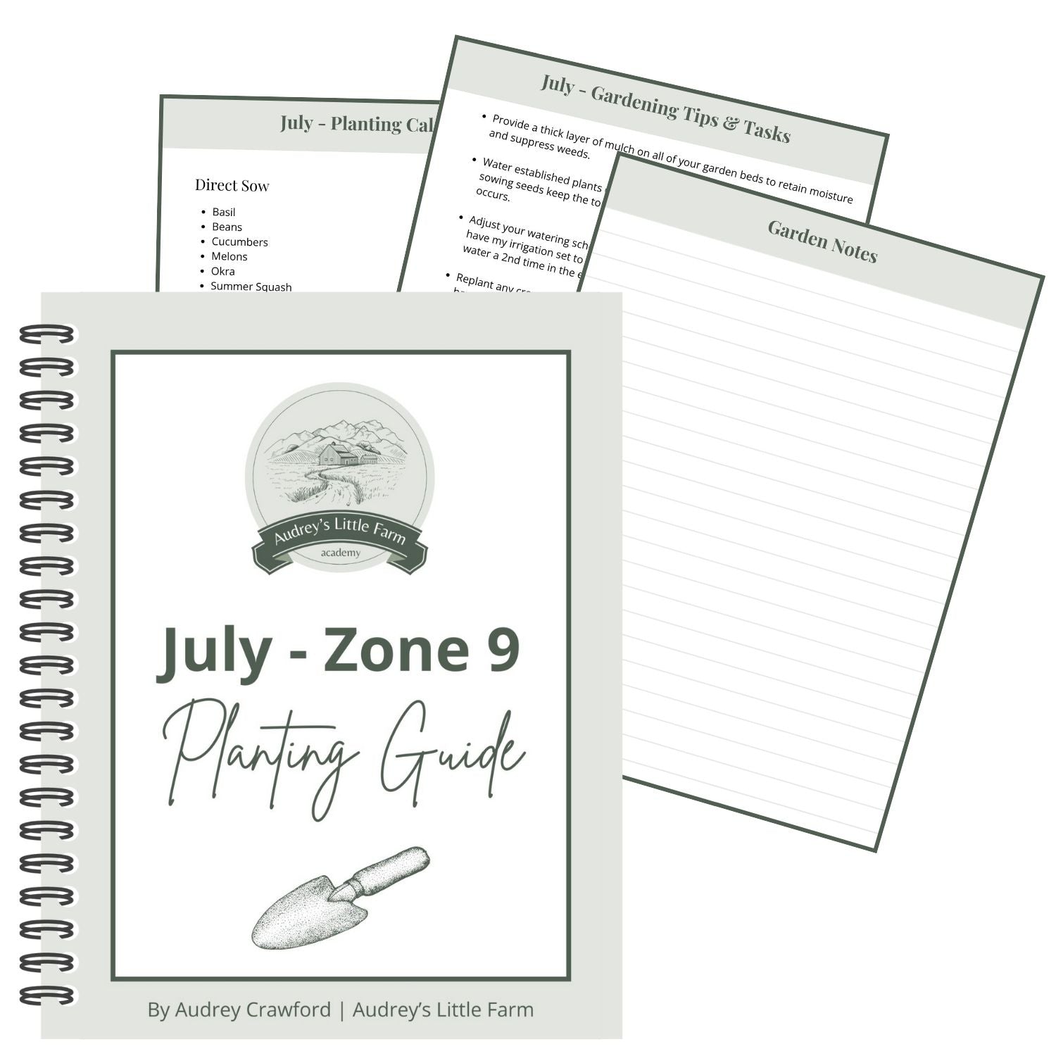 July - Zone 9 Planting Guide
